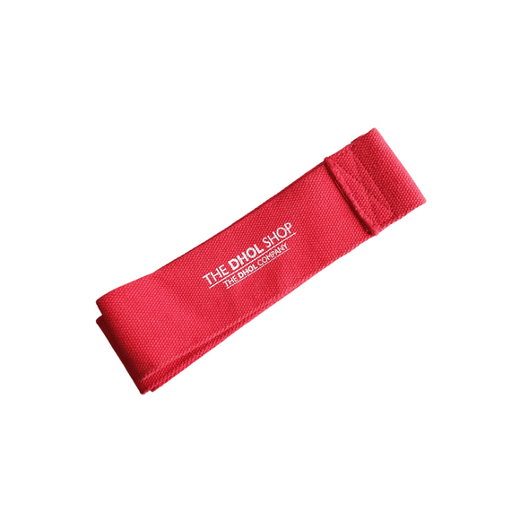 TDS Red white 3 inch wide Dhol belt